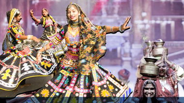 Folkloro šokių kolektyvo iš Radžastano (Indija) koncertas