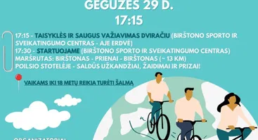 Dviračių žygis „Judu Birštone“