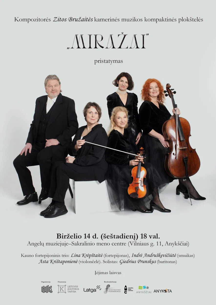 Kauno fortepijoninio trio koncertas „Miražai“ Kauno fortepijoninio trio koncertas „Miražai“