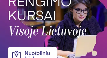 Tapkite buhalteriu per kelis mėnesius – su realia praktika ir gyvais mokymais!