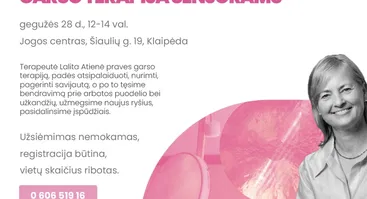 Garso terapija senjorams Klaipėdoje!