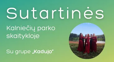 Sutartinių giedojimo mokymai Kalniečių parko skaitykloje