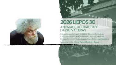 „Artistai“ gyvai“ | Andriaus Kulikausko dainų vakaras