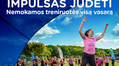 Impulsas judėti visą vasarą - nemokamos treniruotės Klaipėdoje