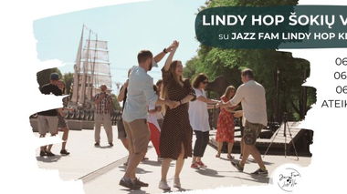 Lindy hop šokių vakarai | Jazz Fam | Ateik Ateik upė
