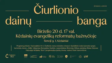 Koncertas „Čiurlionio dainų banga“. 
