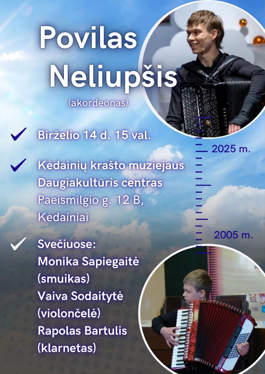 Akordeonisto Povilo Neliupšio koncertas Akordeonisto Povilo Neliupšio koncertas