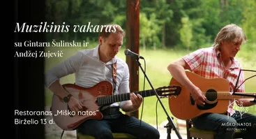Gyvos muzikos vakaras Miško Natose
