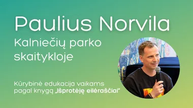 Susitikimas su Pauliumi Norvila Kalniečių parko skaitykloje