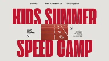 "Kids Speed Camp" - vasaros treniruotės vaikams