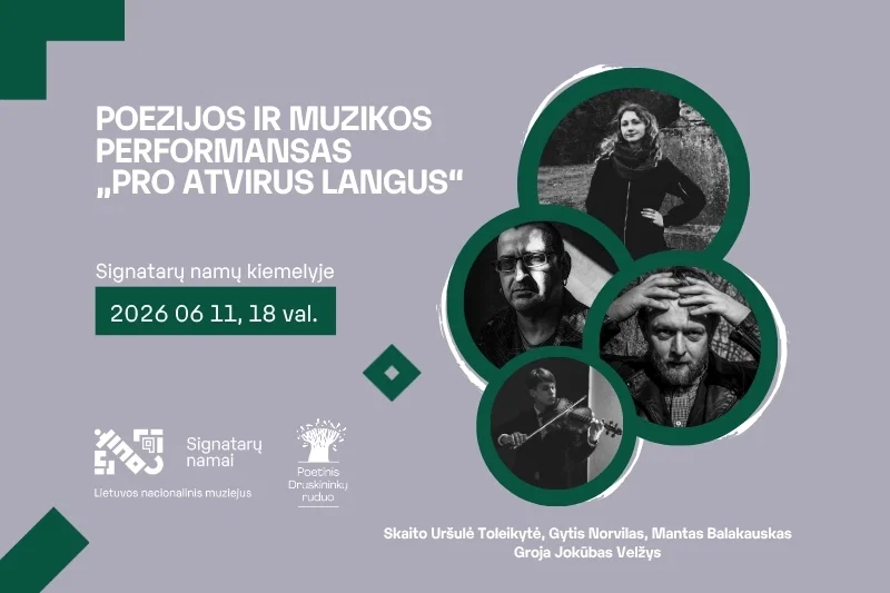 Poezijos ir muzikos perfomansas „Pro atvirus langus“ #2