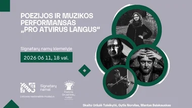 Poezijos ir muzikos perfomansas „Pro atvirus langus“ #2