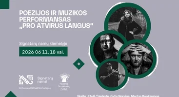 Poezijos ir muzikos perfomansas „Pro atvirus langus“ #2