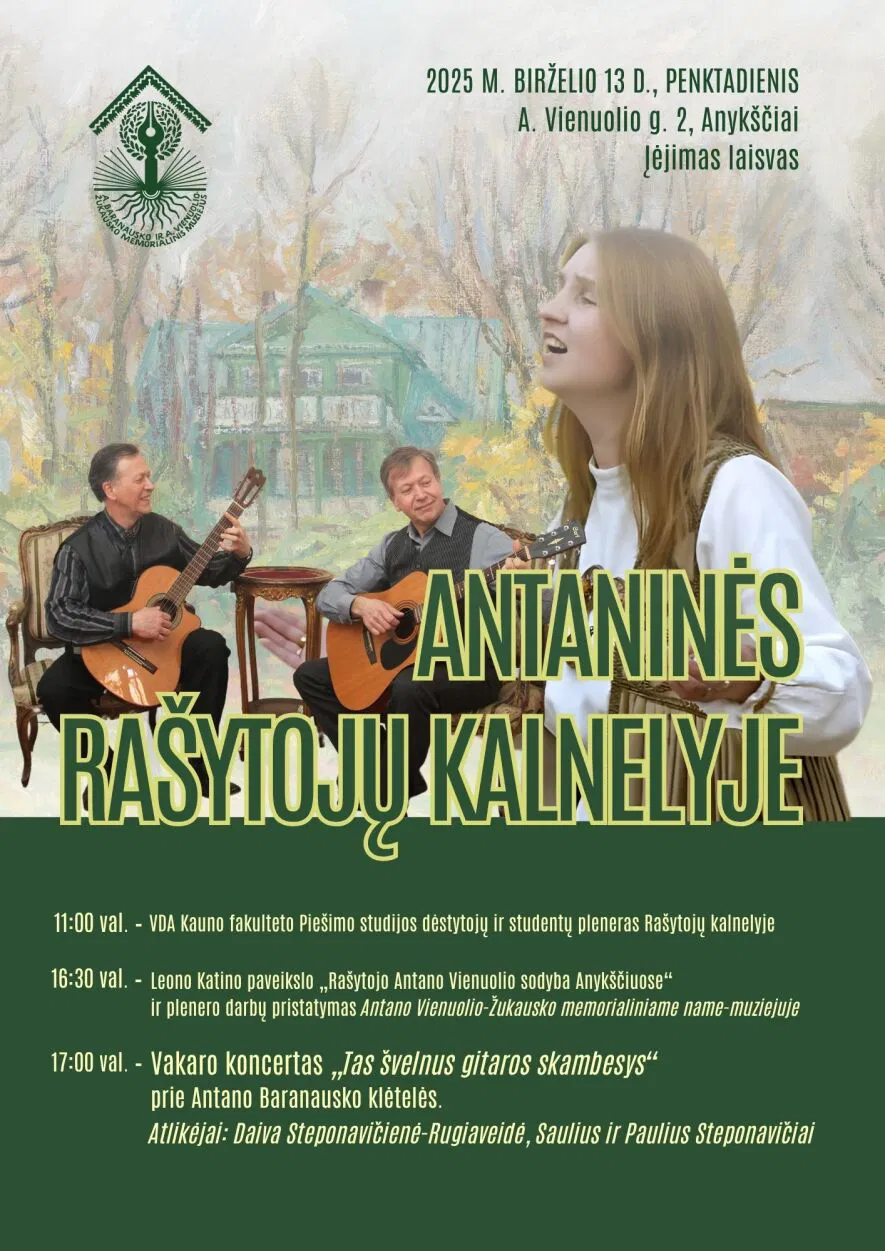ANTANINĖS RAŠYTOJŲ KALNELYJE ANTANINĖS RAŠYTOJŲ KALNELYJE