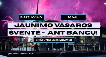 Jaunimo vasaros pradžia – pasiplaukiojimas laivu Nemunu