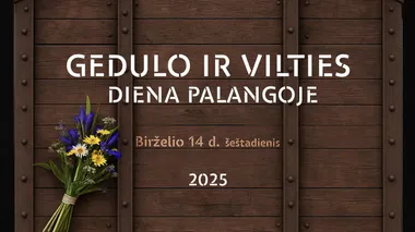 Gedulo ir vilties diena Palangoje: instaliacija, kviečianti išgyventi tremties nežinią