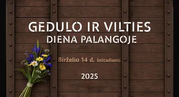 Gedulo ir vilties diena Palangoje: instaliacija, kviečianti išgyventi tremties nežinią