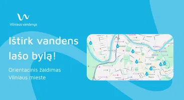 Orientacinis žaidimas „Ištirk vandens lašo bylą“