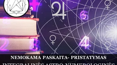 Online – NEMOKAMA PASKAITA | INTEGRALINĖ ASTRO-NUMEROLOGINĖ MATRICA-MANDALA - RUGSĖJO 18 d.