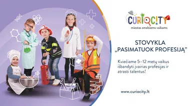 Stovykla „Pasimatuok profesiją”