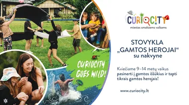 Stovykla „Gamtos herojai” su nakvyne
