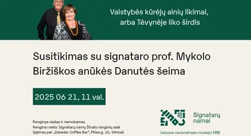 Susitikimas su signataro prof. Mykolo Biržiškos anūkės Danutės šeima
