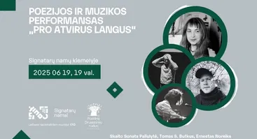 Poezijos ir muzikos perfomansas „Pro atvirus langus“ #3