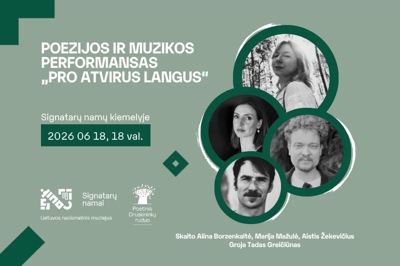 Poezijos ir muzikos perfomansas „Pro atvirus langus“ #3