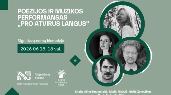Poezijos ir muzikos perfomansas „Pro atvirus langus“ #3