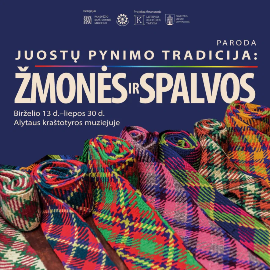 Paroda „Juostų pynimo tradicija: žmonės ir spalvos“ Paroda „Juostų pynimo tradicija: žmonės ir spalvos“
