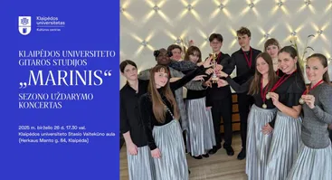 Klaipėdos universiteto gitaros studijos „Marinis“ sezono uždarymo koncertas