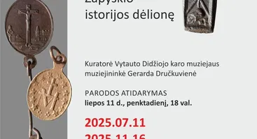 Paroda „Archeologiniai radiniai pildo Zapyškio istorijos dėlionę“