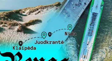 Pažintinė kelinė per Kuršių marias Klaipėda - Juodkrantė - Nida su laivu ,,Benas"