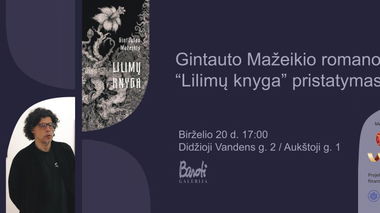 Gintauto Mažeikio filosofinio psichodelinio romano „Lilimų knyga“ pristatymas