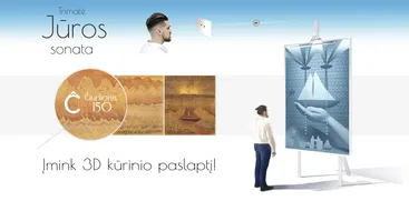 3D autostereogramos ekspozicija „Trimatė Jūros sonata“