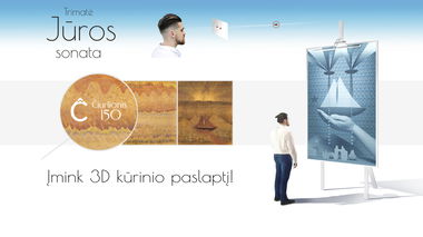 3D autostereogramos ekspozicija „Trimatė Jūros sonata“
