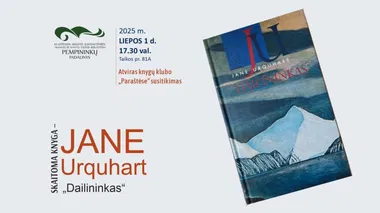 Atviras knygų klubo „Paraštėse“ susitikimas: J. Urquhart romano „Dailininkas“ aptarimas
