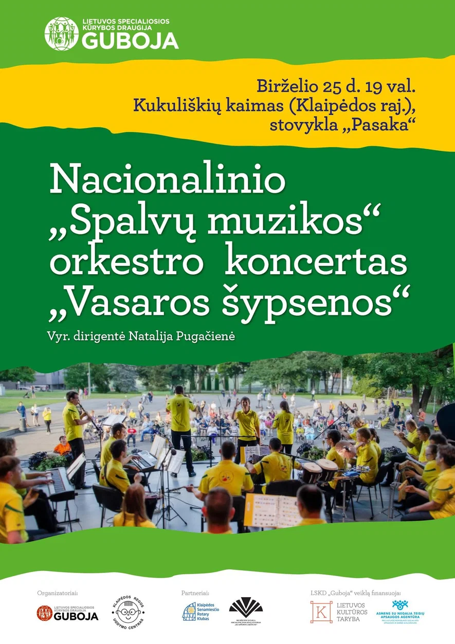 Nacionalinio „Spalvų muzikos“ orkestro koncertas „Vasaros šypsenos“ Klaipėdoje