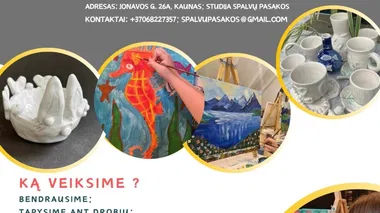 DIENOS STOVYKLA VAIKAMS IR PAAUGLIAMS "VASARA SU SPALVŲ PASAKOMIS"