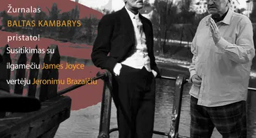 SUSITIKIMAS SU JAMES’O JOYCE’O KŪRYBOS VERTĖJU JERONIMU BRAZAIČIU