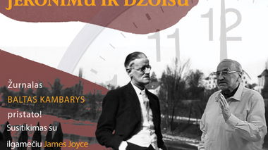 SUSITIKIMAS SU JAMES’O JOYCE’O KŪRYBOS VERTĖJU JERONIMU BRAZAIČIU