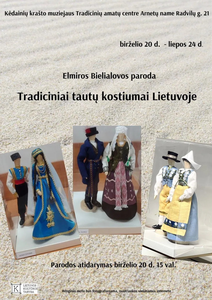 Elmiros Bielialovos paroda „Tradiciniai tautų kostiumai Lietuvoje“ Elmiros Bielialovos paroda „Tradiciniai tautų kostiumai Lietuvoje“