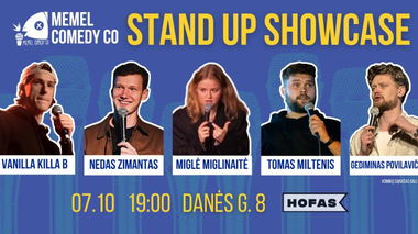 Memel Comedy Co - STAND UP Showcase - HOFAS Klaipėda 07.10