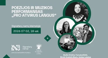 Poezijos ir muzikos perfomansas „Pro atvirus langus“ #4 