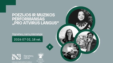 Poezijos ir muzikos perfomansas „Pro atvirus langus“ #4 