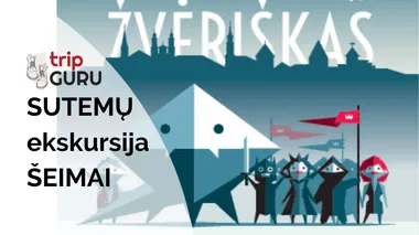 SUTEMŲ ekskursija SU ŽIBINTAIS ŠEIMAI "Žvėriški nuotykiai Kauno senamiestyje"
