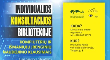 Konsultacijos kompiuterių ir išmaniųjų įrenginių naudojimo klausimais