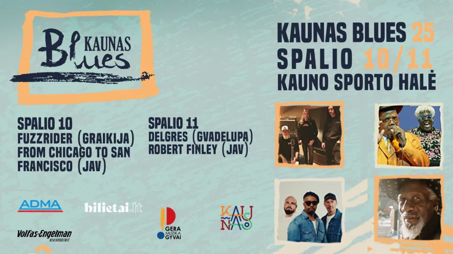 Festivalis Kaunas Blues: Delgres / Robert Finley Festivalis Kaunas Blues: Delgres / Robert Finley