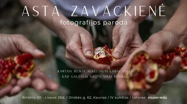 Astos Zavackienės fotografijos paroda