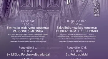 IV tarptautinis Mažeikių vargonų muzikos festivalis. Sakralinės muzikos koncertas DANGIŠKOS MELODIJOS